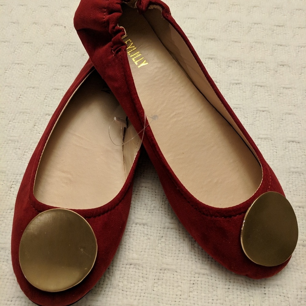 Marleylilly Red Ballet Flats